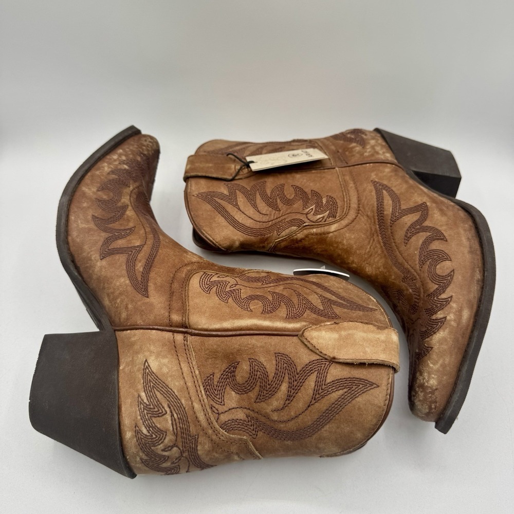 Ariat Chandler Boots Women's Size 10 Naturally Distressed Brown Leather - Picture 14 of 16